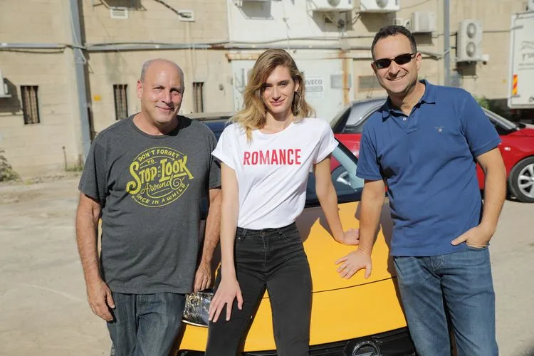 גילי גז, נועם פרוסט, דודי ברמן-קמפיין. צילום: רפי דלויה