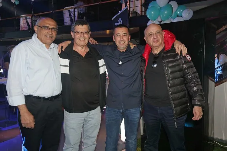 אבי סופר,גיא אדרי,שמוליק מנדזיצקי ויוסי סרודי. צילום: שוקה כהן