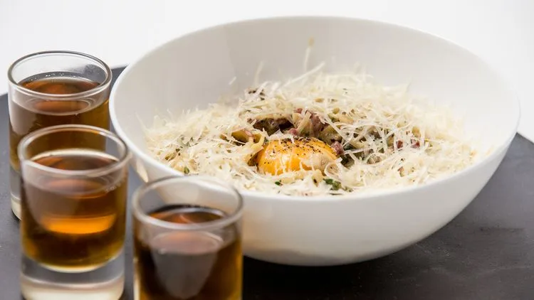 מתכון לפסטת פטוצ'יני קרבונרה של המתמודד אורן אסידו (מתוך משחקי השף, עונה 3, פרק 26)