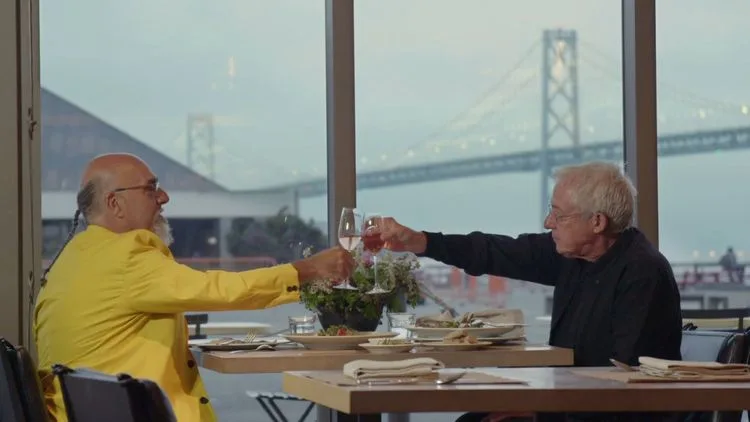 ישראל אהרוני וגידי גוב מתוך ''המסע המופלא של אהרוני וגידי'' בארצות הברית - עונה 7