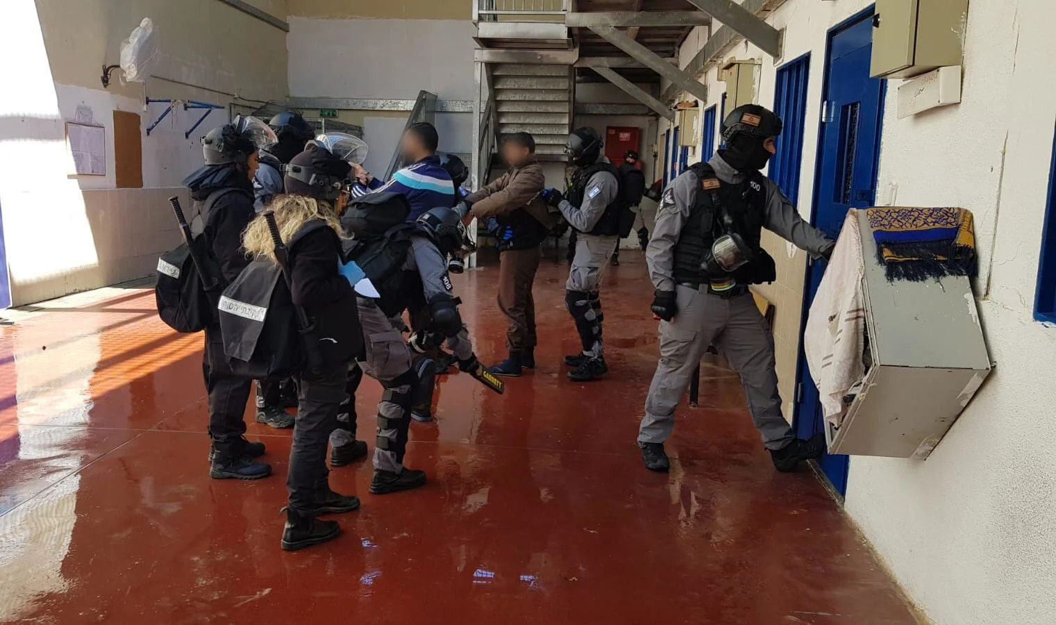 פעילות חיפוש על ידי יחידות מיוחדות של שב״ס בקציעות הבוקר