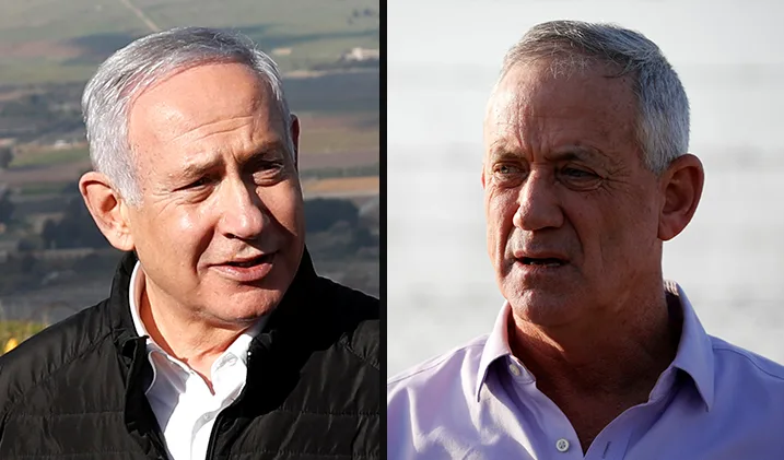 גנץ ונתניהו