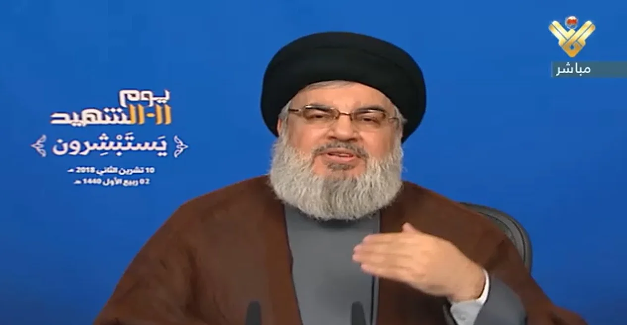 מזכ''ל חיזבאללה חסן נסראללה (ארכיון)