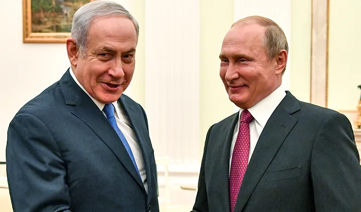 פוטין ונתניהו (ארכיון)