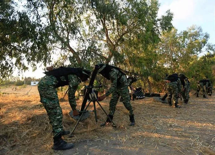 תיעוד ירי הג'יהאד האסלאמי לעבר ישראל