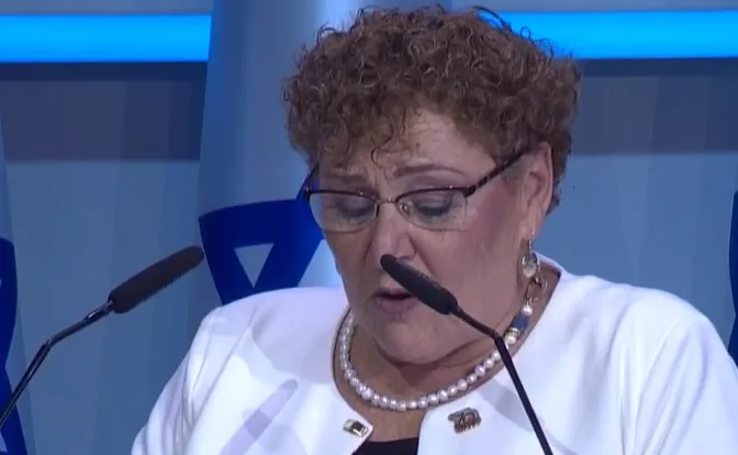 מרים פרץ בטקס פרס ישראל