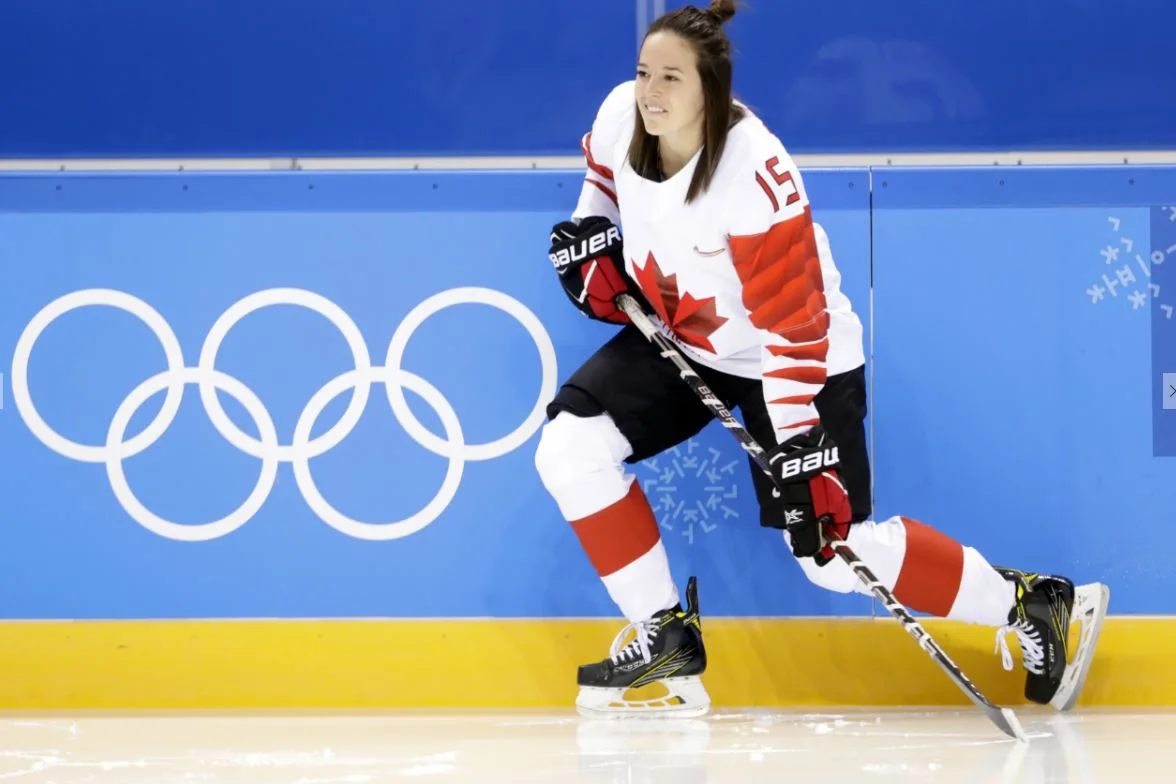 שחקנית הוקי קרח, אילוסטרציה