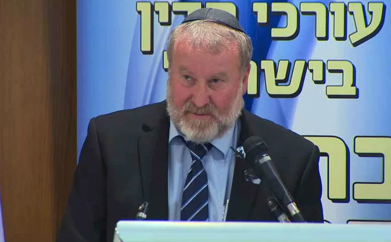 היועמ"ש לממשלה אביחי מנדלבליט בנאום בפורום היועצים המשפטיים הראשיים