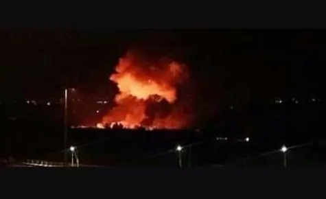 המתקן בסוריה שהותקף על פי דיווחים ע"י חיל האוויר הישראלי