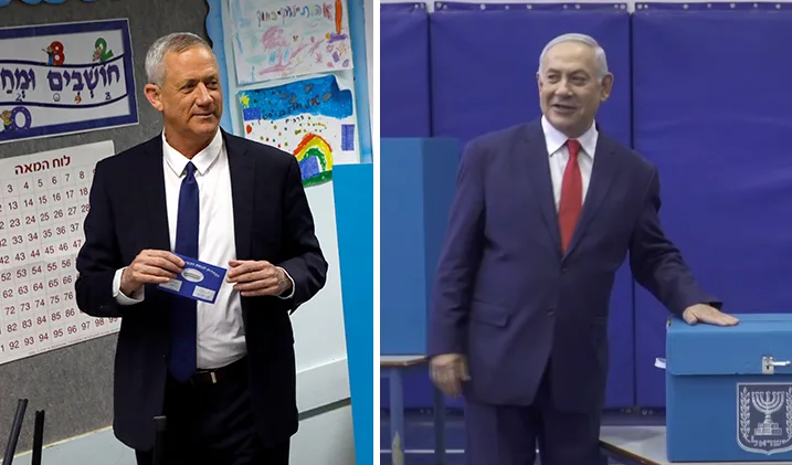 נתניהו וגנץ