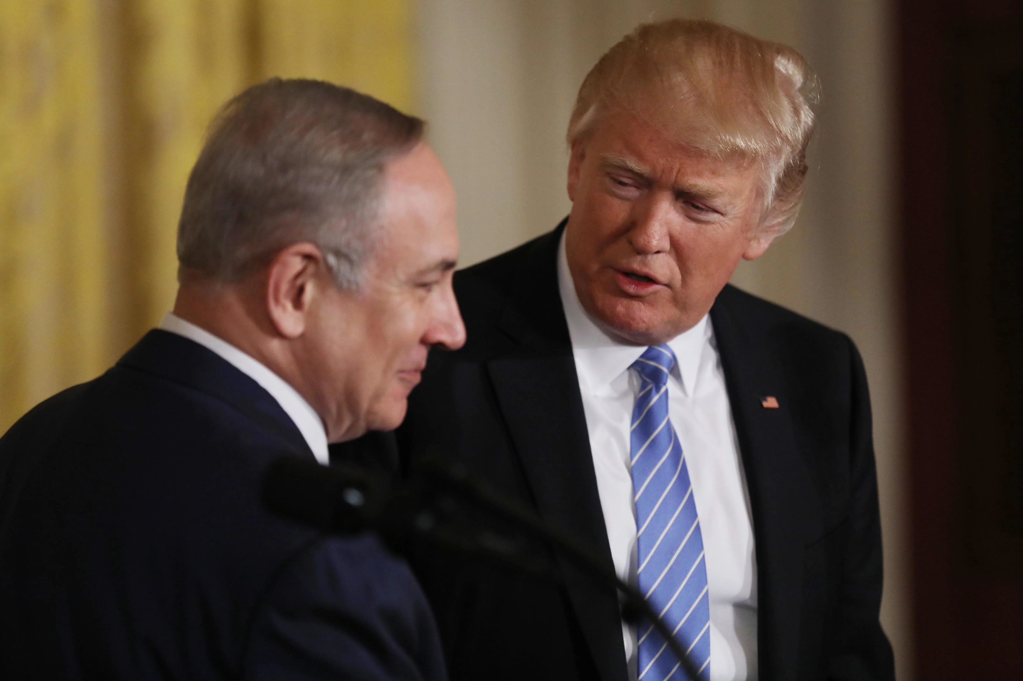 פגישת ראש הממשלה נתניהו הנשיא טראמפ יחד עם שרה נתניהו מלניה טראמפ