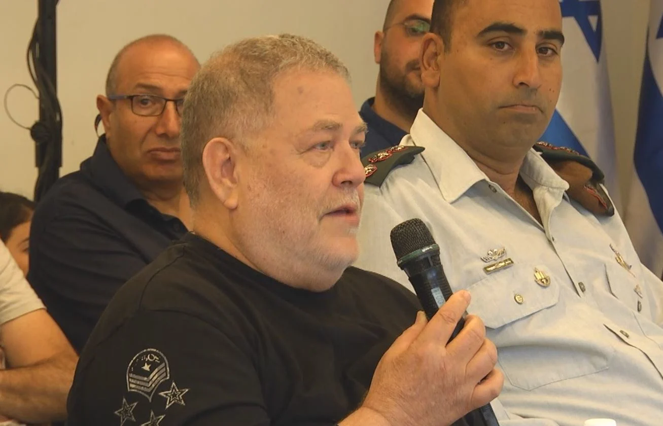 יהודה פוליקר במפגש מדליקי המשואות