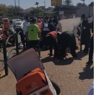 הטיפול בפצועה בקרית גת