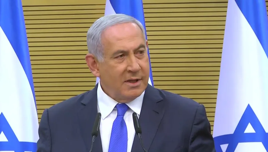 ראש הממשלה בנימין נתניהו בנאומו בכנסת