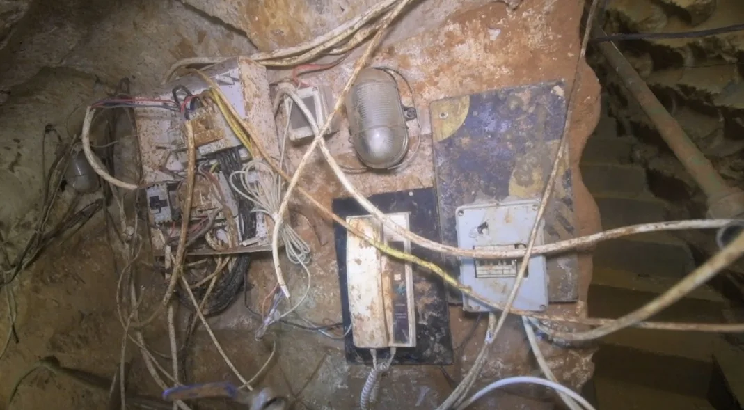 קטע ממנהרת טרור התקפית של ארגון הטרור ''חיזבאללה'' שנחפרה ממרחב הכפר רמיה בדרום לבנון