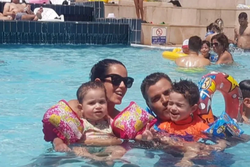 ברק סאעת, שירן ז''ל ושני ילדיהם