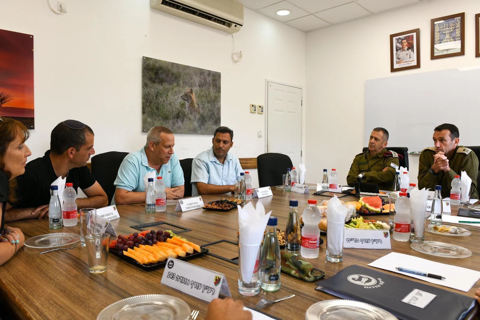 הרמטכ''ל עם ראשי הרשויות בדרום