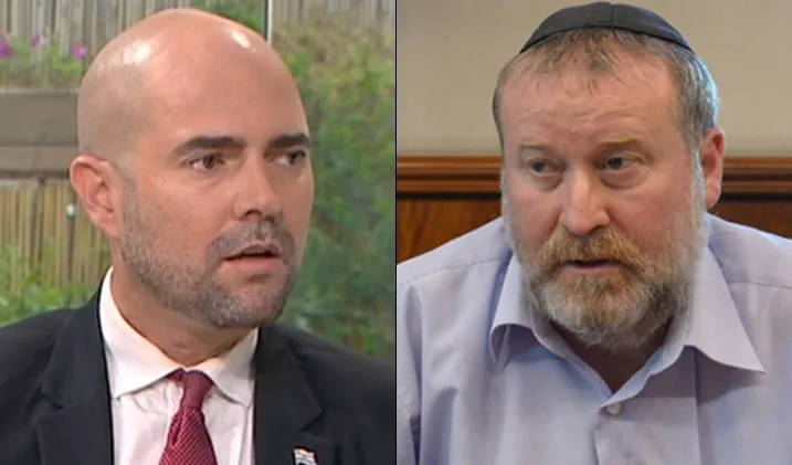 אמיר אוחנה ואביחי מנדלבליט