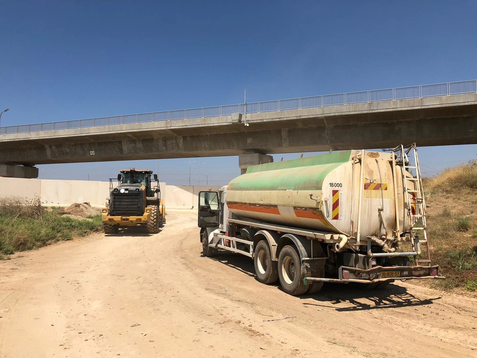 עבודות הנדסיות להקמת “שרוול נוף ביטחוני”