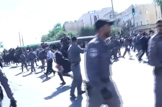 הפגנת חרדים בירושלים