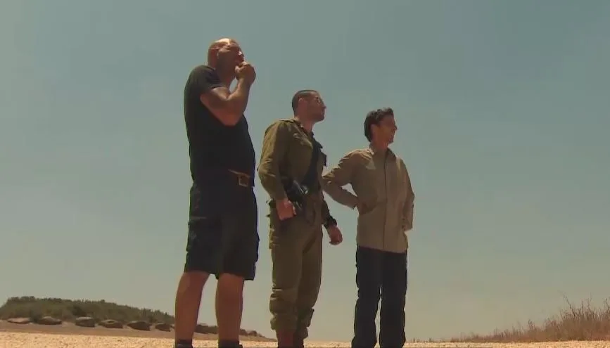 ז'אן ברמן, ז'אן ברמן ורס''ן שי טוביה משקיפים יחדיו בגבול הרצועה