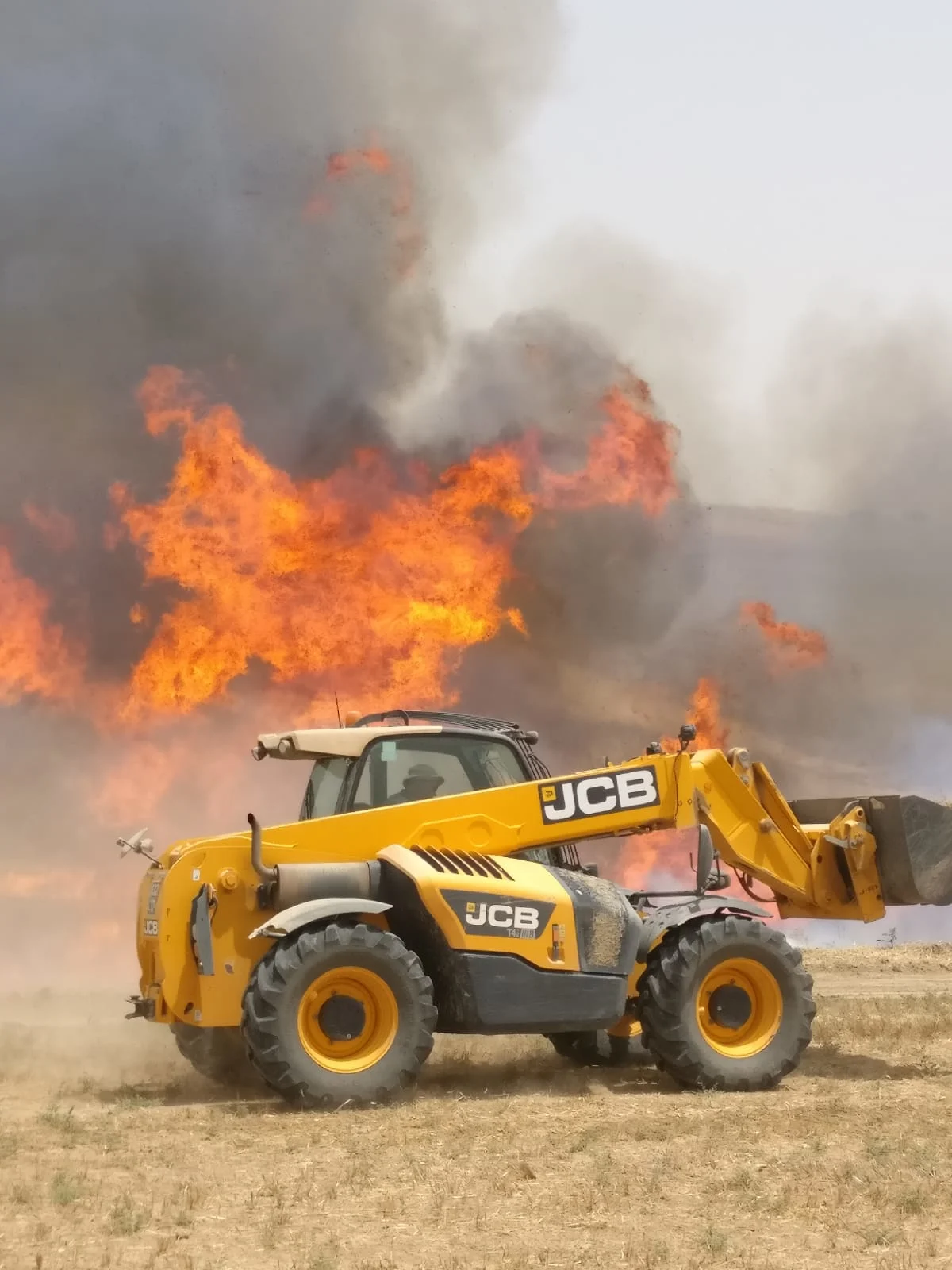 השריפה בקיבוץ רוחמה