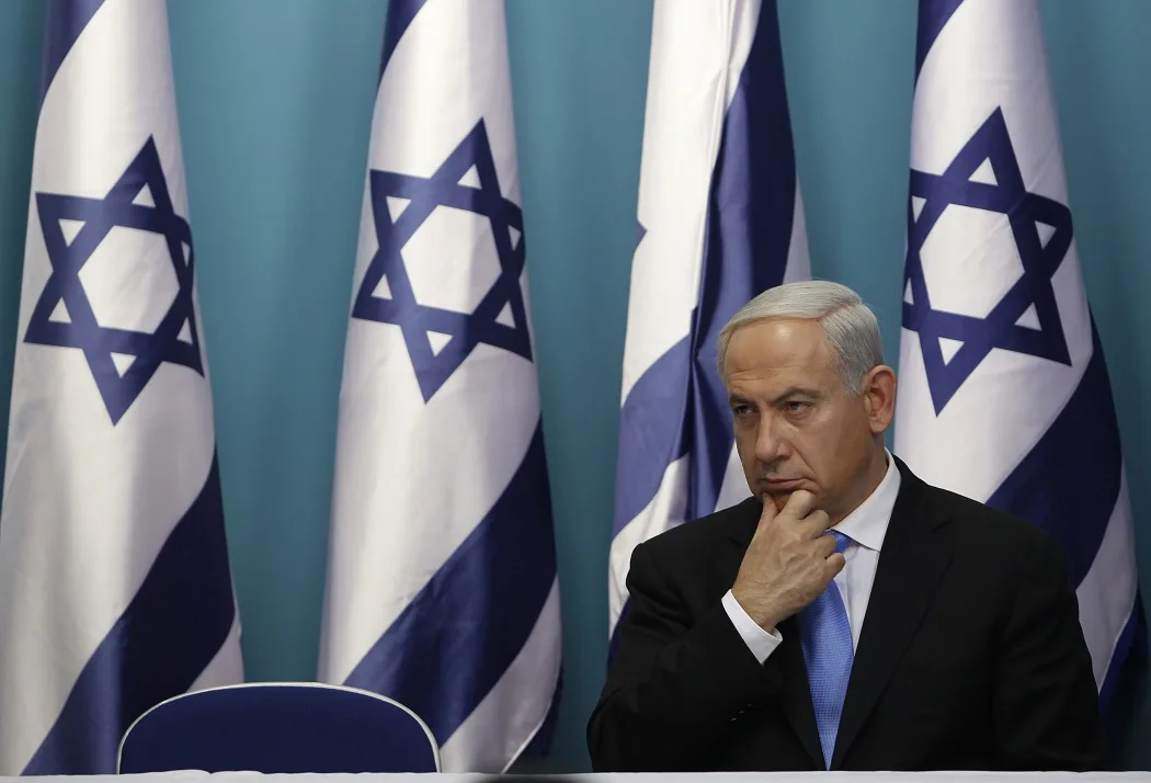 נתניהו במהלך מבצע עמוד ענן