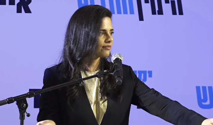 איילת שקד במסע''ת של הימין החדש