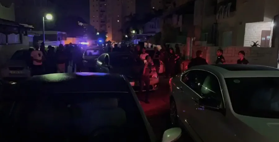 הפגנת יוצאי אתיופיה בקריית מלאכי נגד שר המשפטים אמיר אוחנה