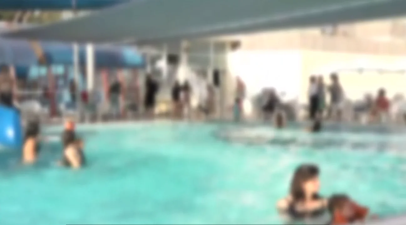 ילדים בבריכה, אילוסטרציה