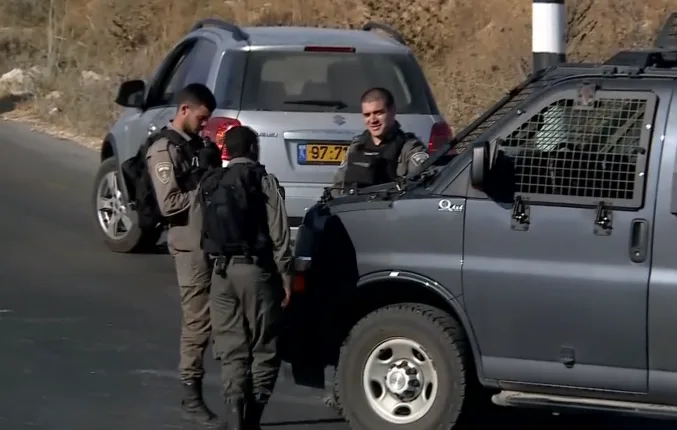 זירת פיגוע הדקירה בגוש עציון בו נרצח חייל בן 18