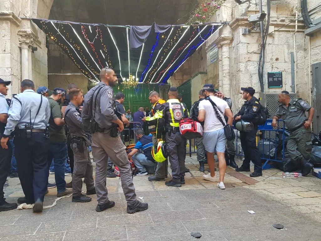 הזירה בעיר העתיקה בירושלים