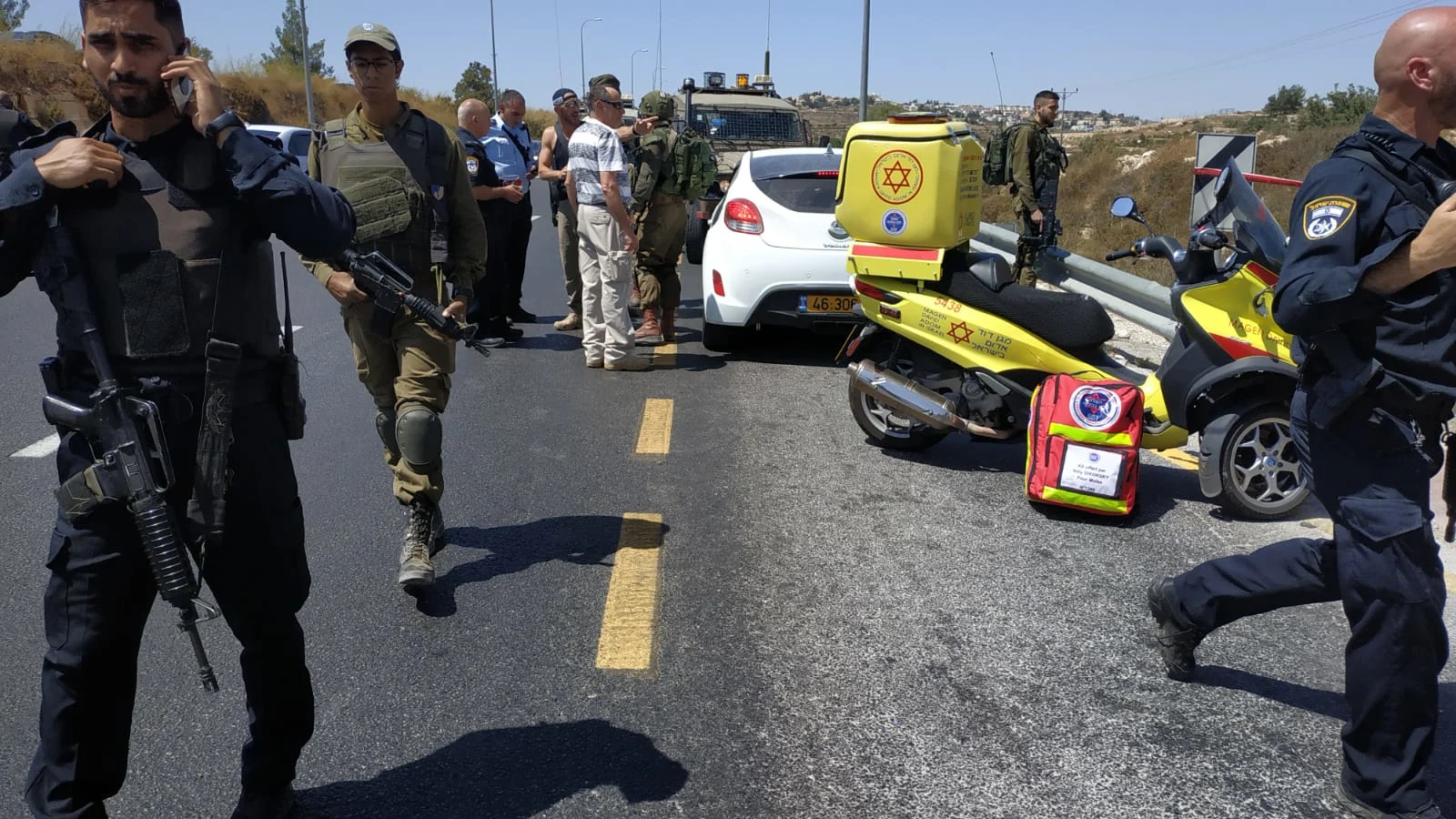 חשד לפיגוע באזור גוש עציון