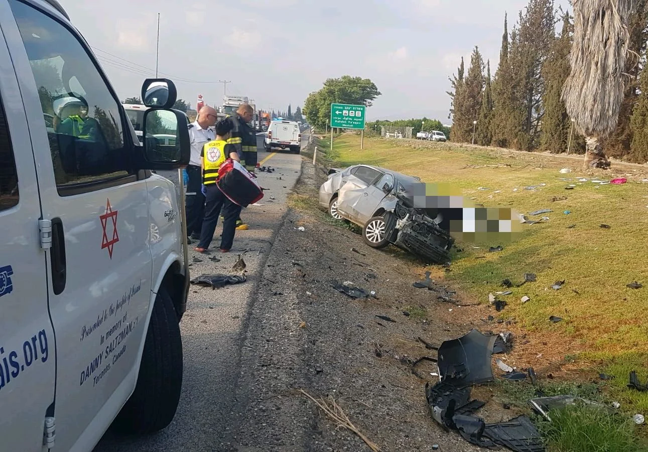 תאונה בכביש 90