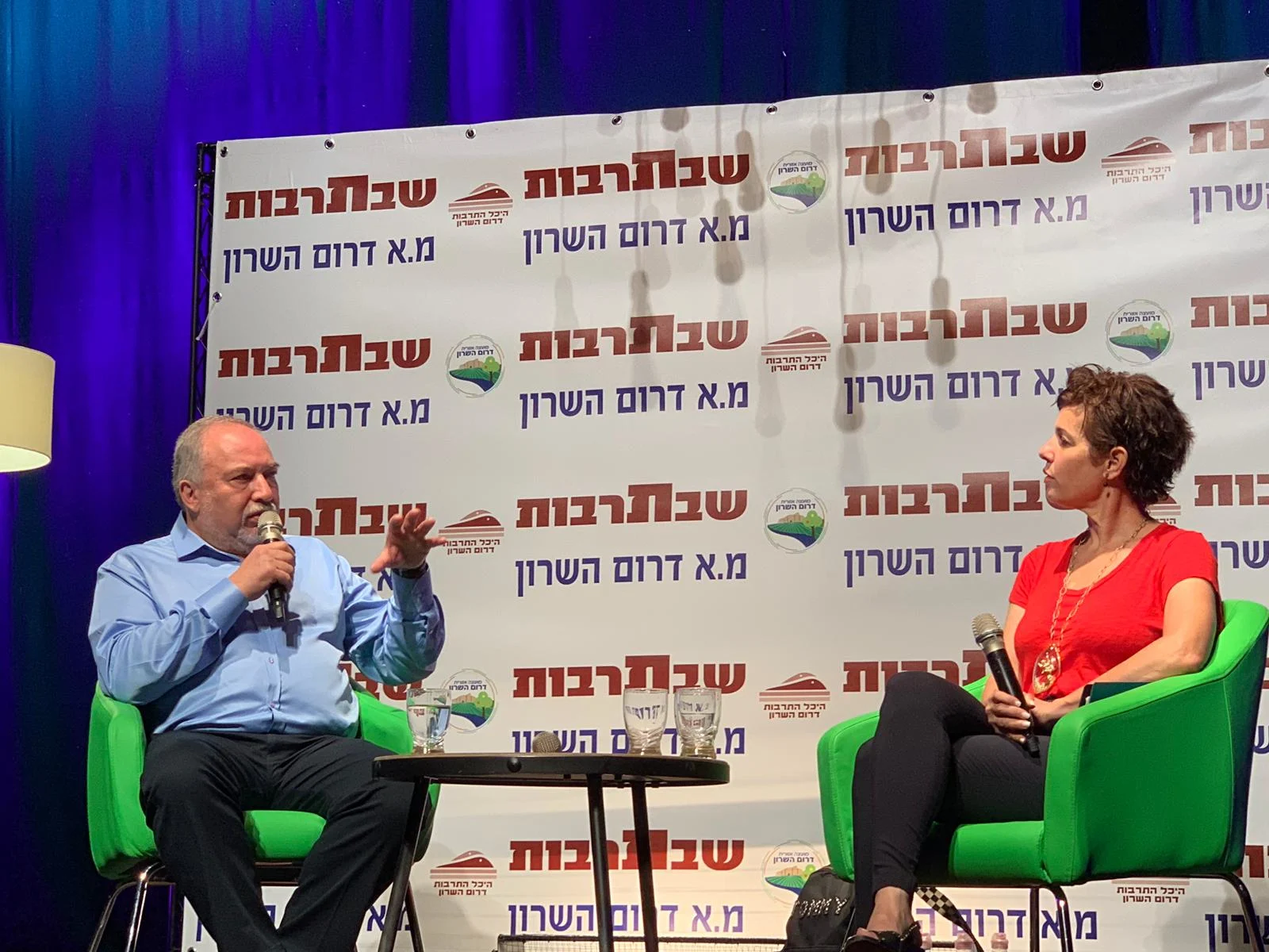 אביגדור ליברמן בשבת תרבות