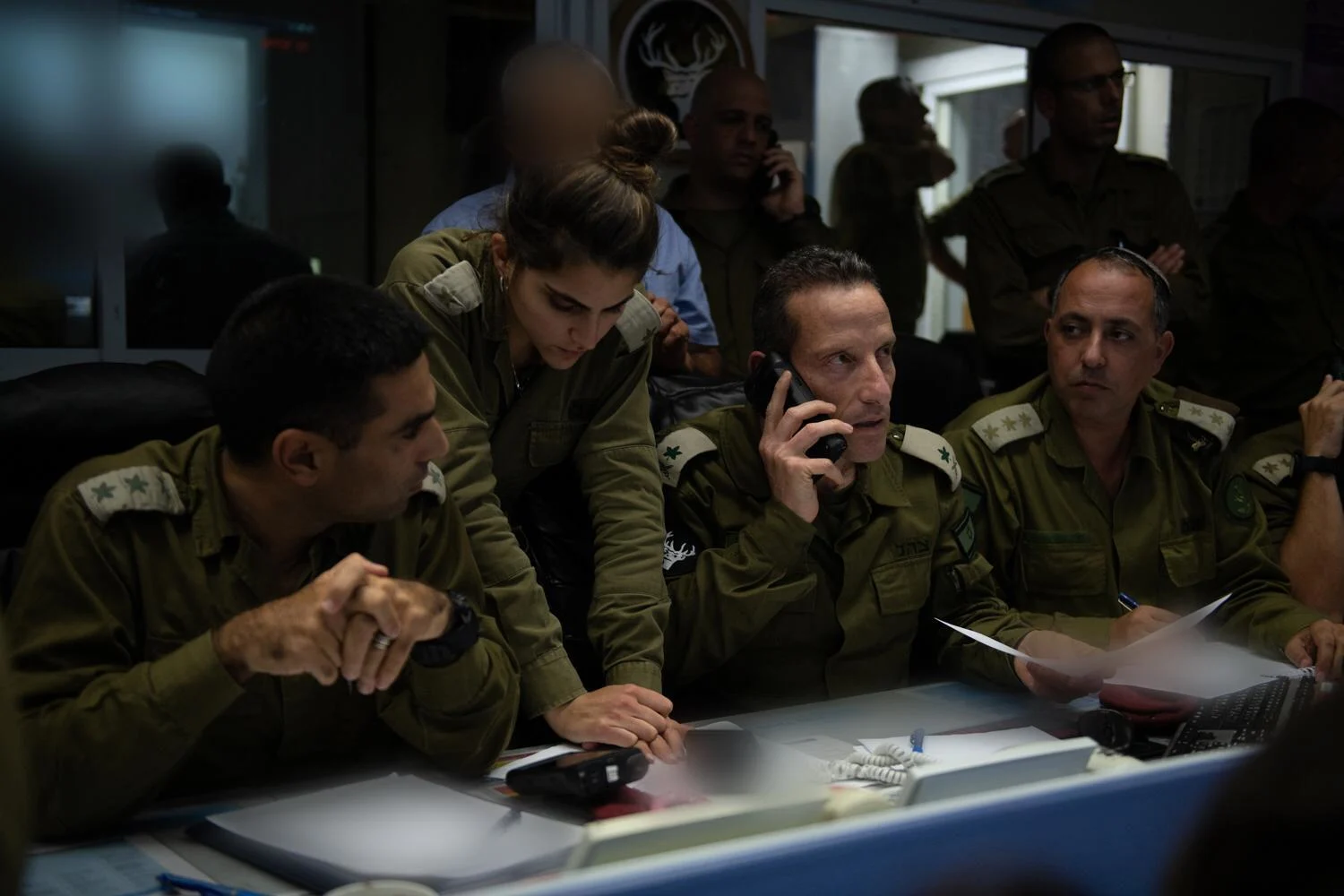 אלוף פיקוד צפון אמיר ברעם בהערכת מצב לאחר ירי הנ''ט