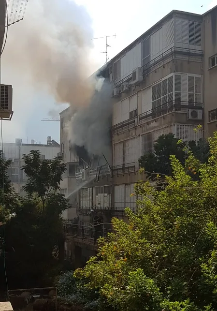 שריפה בנתניה