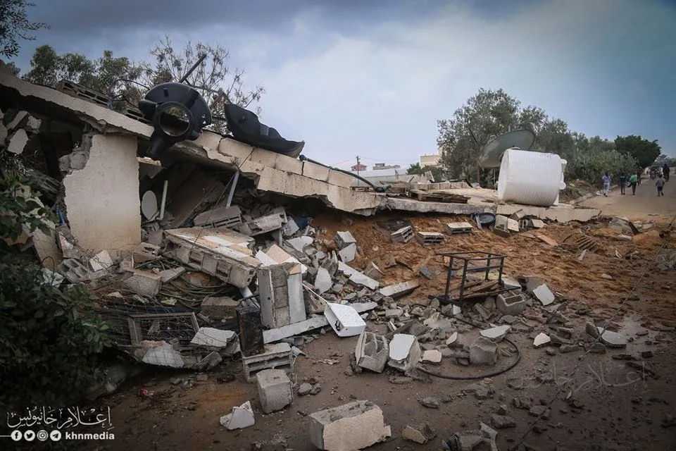 זירת ההיתקלות ברצועת עזה, שבה נהרג קצין צה''ל סא''ל מ'