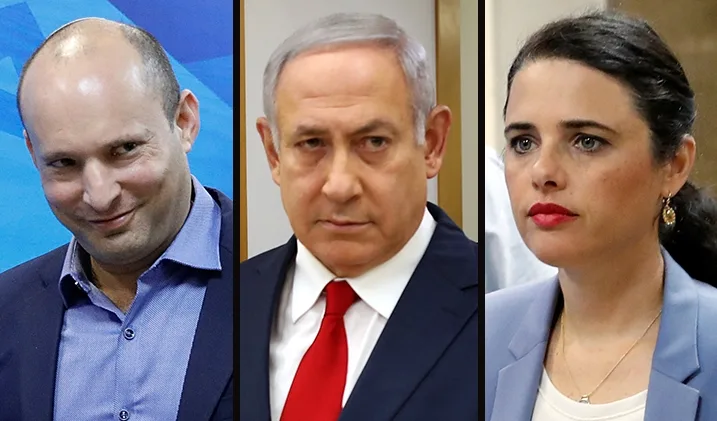 בנימין נתניהו, איילת שקד ונפתלי בנט