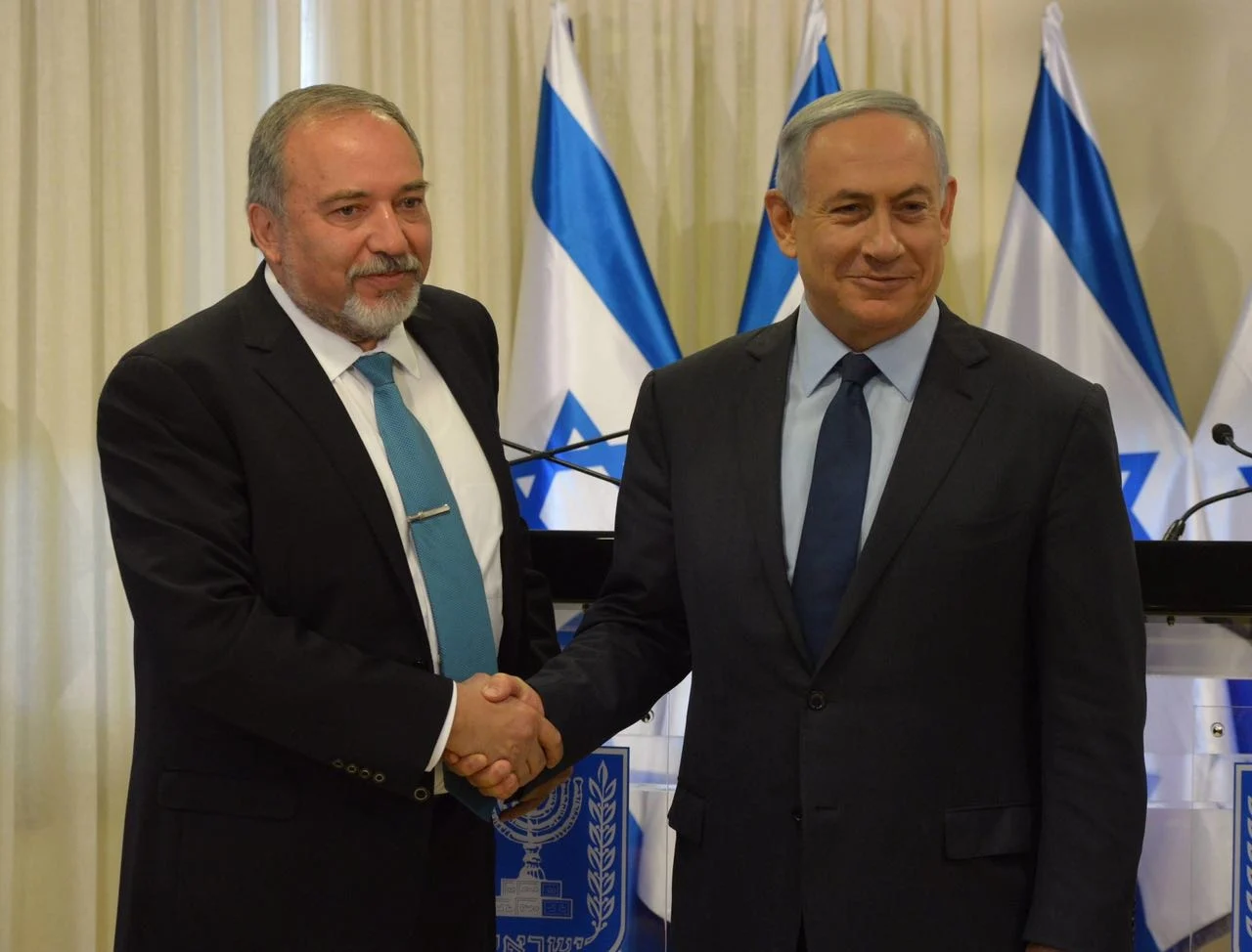 ראש הממשלה בנימין נתניהו ואביגדור ליברמן