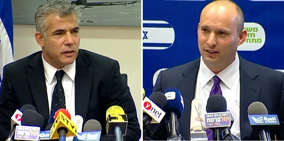 יאיר לפיד ונפתלי בנט