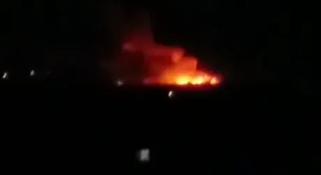 תקיפה המיוחסת לישראל בגבול עיראק-סוריה (ארכיון)
