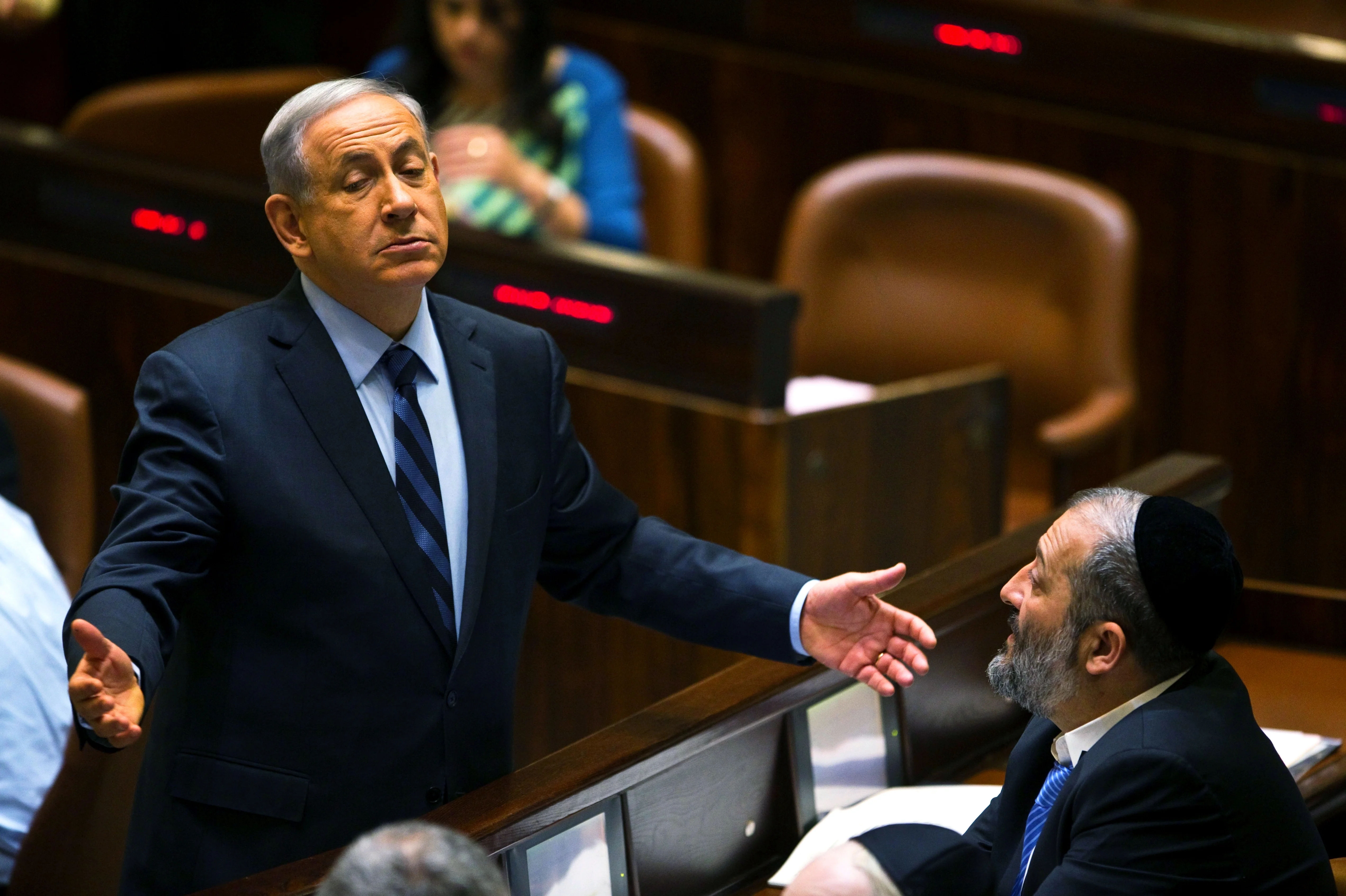 ראש הממשלה נתניהו ויו''ר ש''ס דרעי