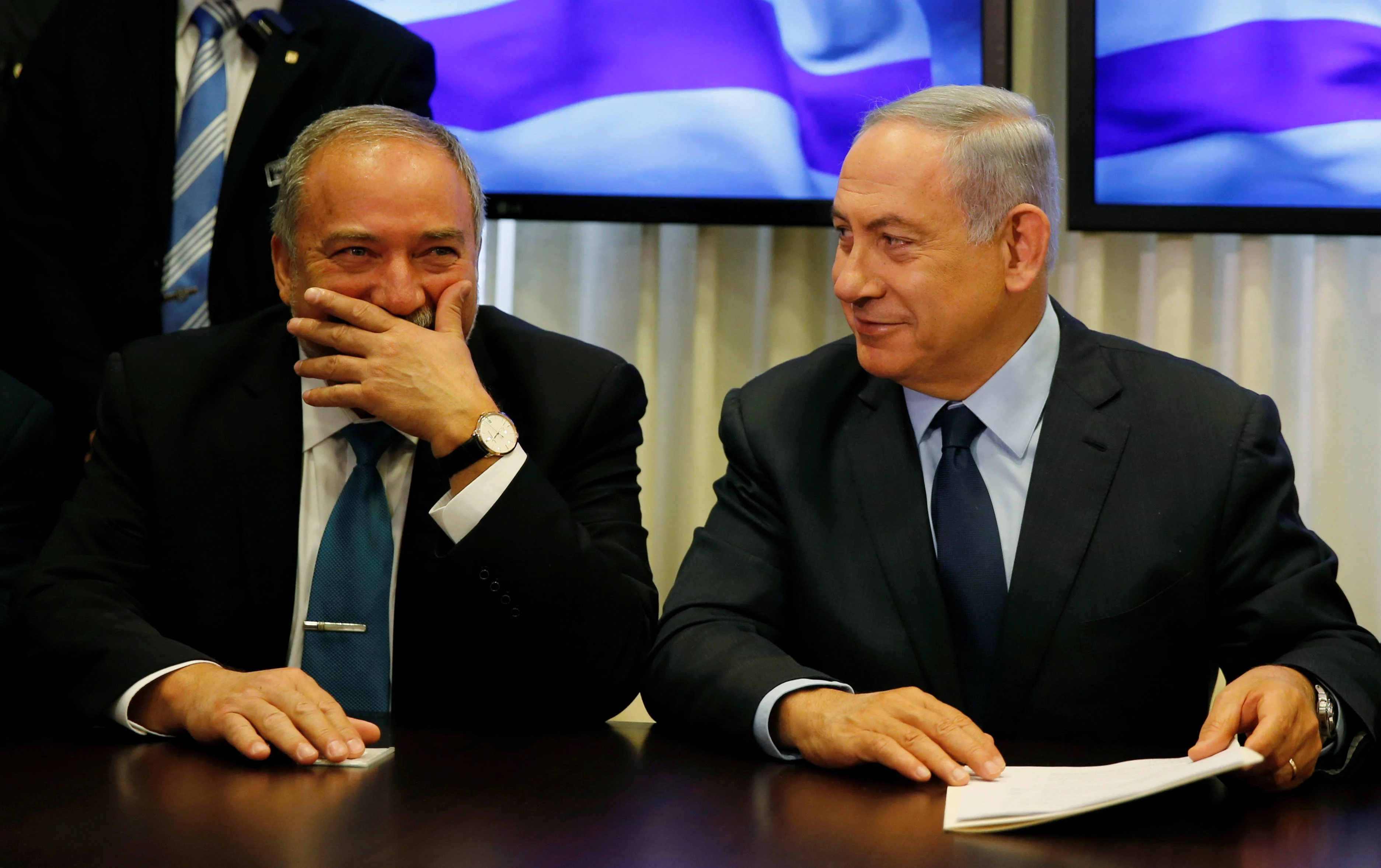 ראש הממשלה בנימין נתניהו ואביגדור ליברמן