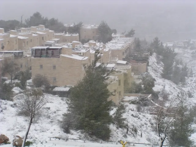 שלג בירושלים