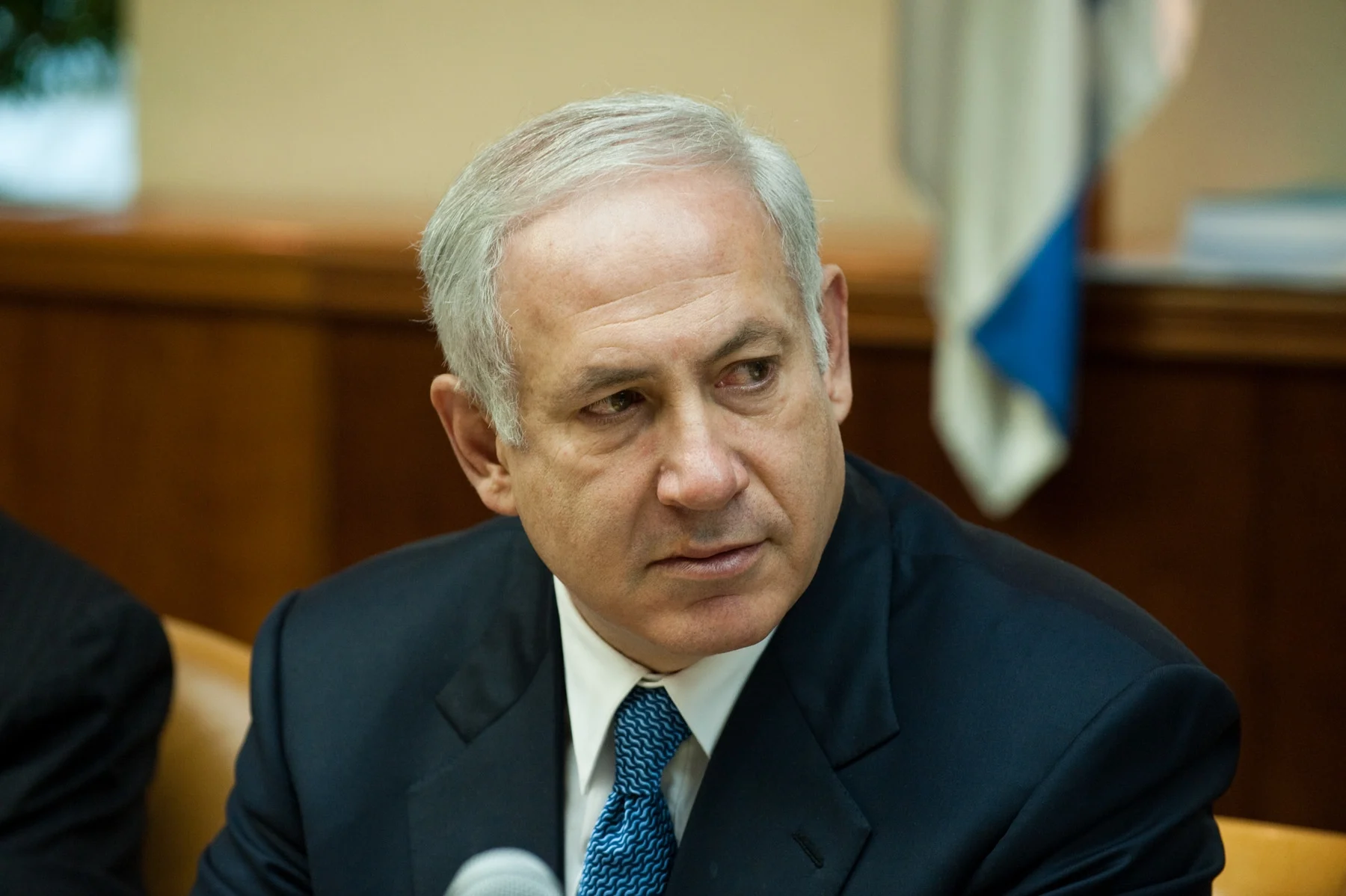 בנימין נתניהו בישיבת ממשלה