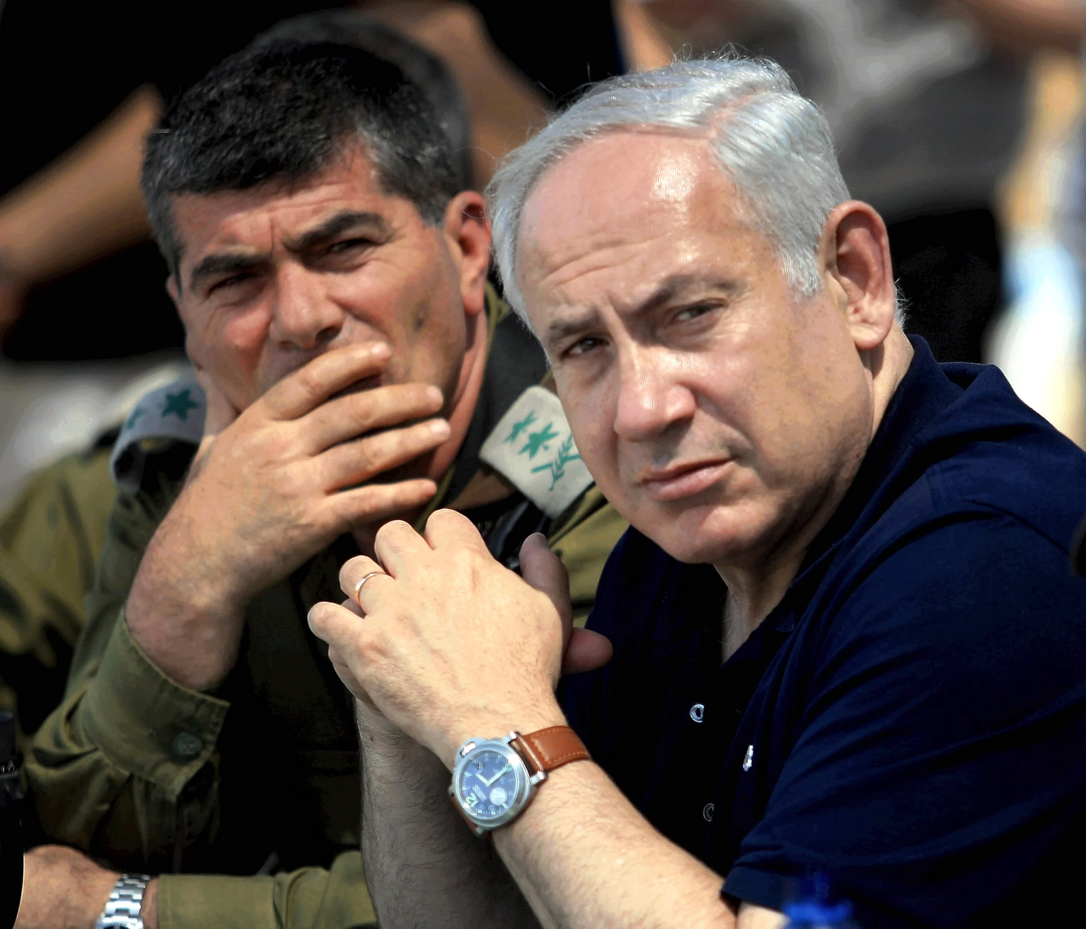 ביבי נתניהו וגבי אשכנזי