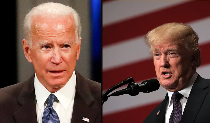 ג'ו ביידן ודונלד טראמפ