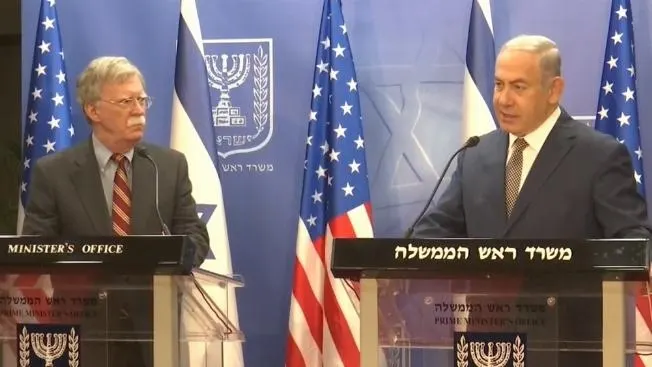 ראש הממשלה נתניהו וג'ון בולטון