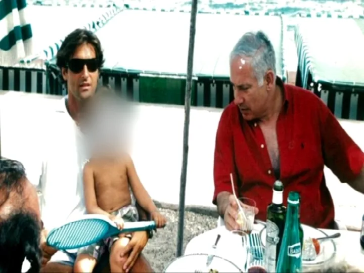 ארנו מימרן ובנימין נתניהו בחופשה משותפת ב-2003